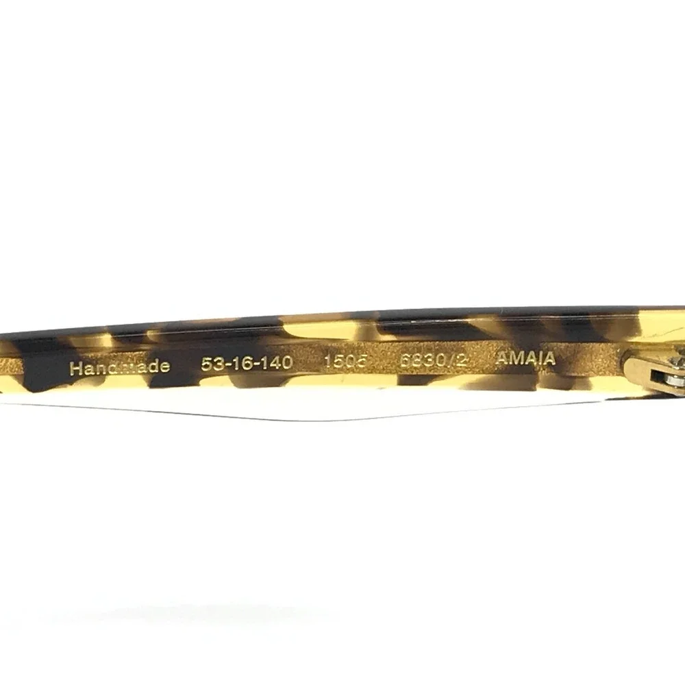 Gigi Studios Eyeglasses Frames AMAIA 6830/2 Tortoise Square Full Rim 53-16-140